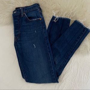 LEVI’s button fly 501s skinny